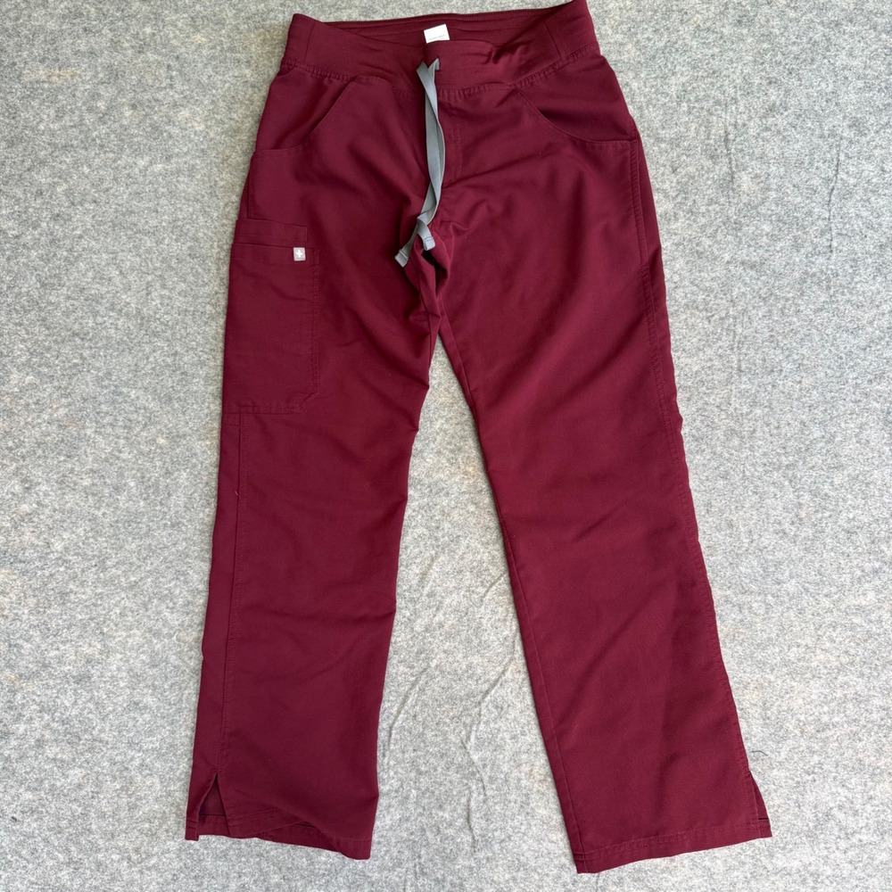 FIGS Technical Collection Burgundy Scrub Pants T21004P Womens XS/P Burgundy